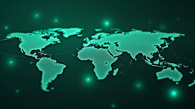 Global network of community projects connected through blockchain
